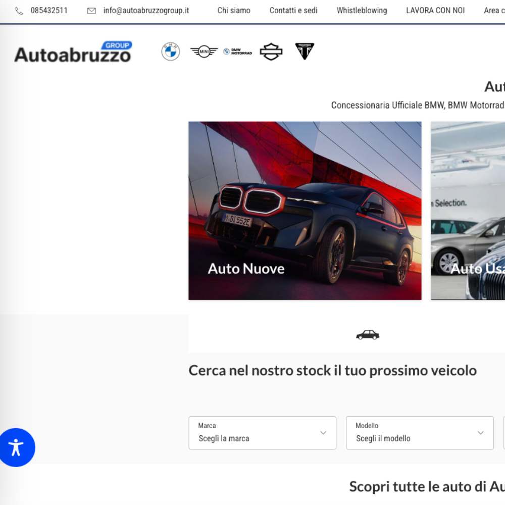 Proyecto Autoabruzzo - Sitio web