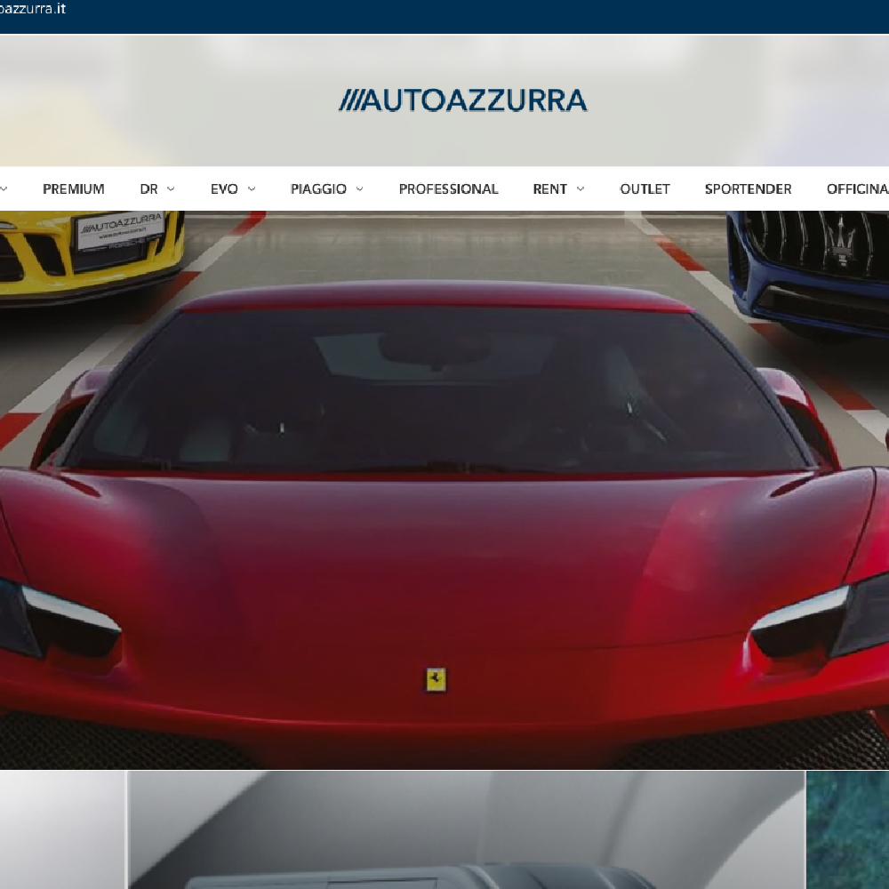 Proyecto Autoazzurra - Sitio web
